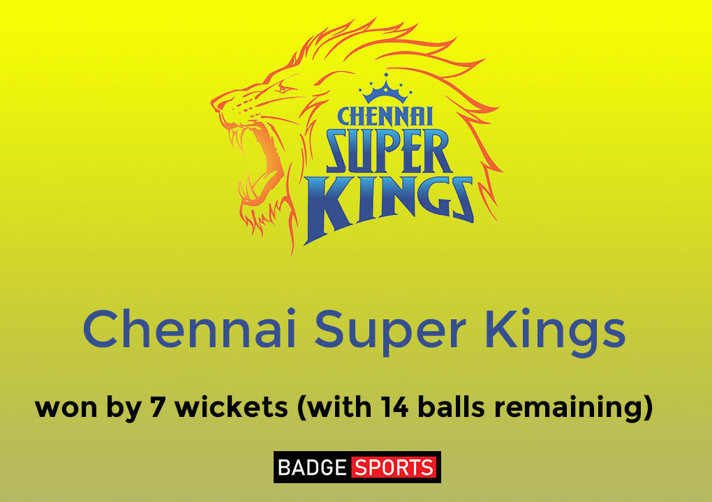 Chennai beat Bangalore in IPL opener by 7 wickets