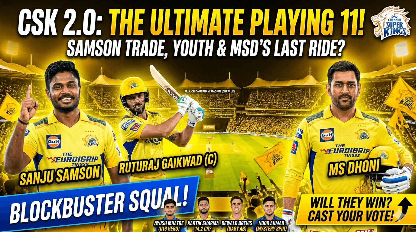 CSK Probable 11 & Squad Analysis IPL 2026