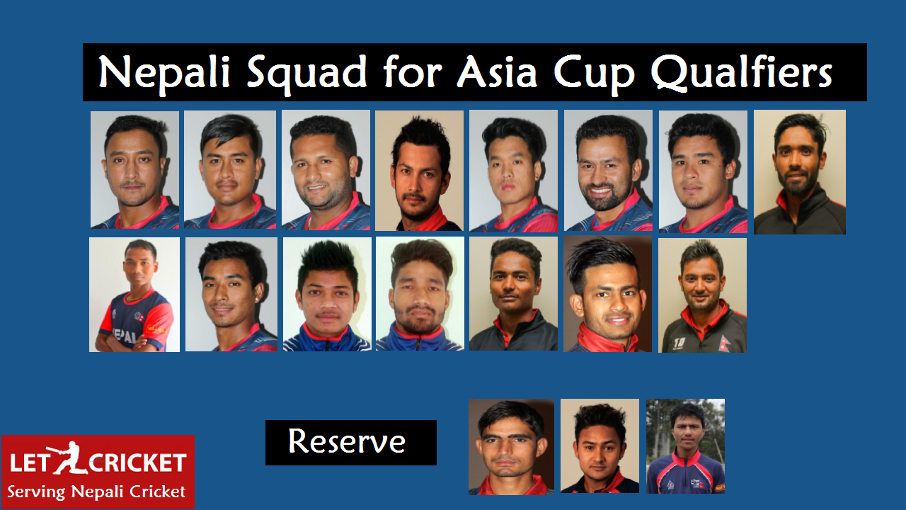 15 member squad for Asia Cup Qualifier : Sagar and Binod make comeback