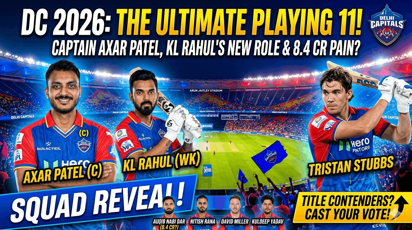 Delhi Capitals Probable 11 and Squad Analysis IPL 2026