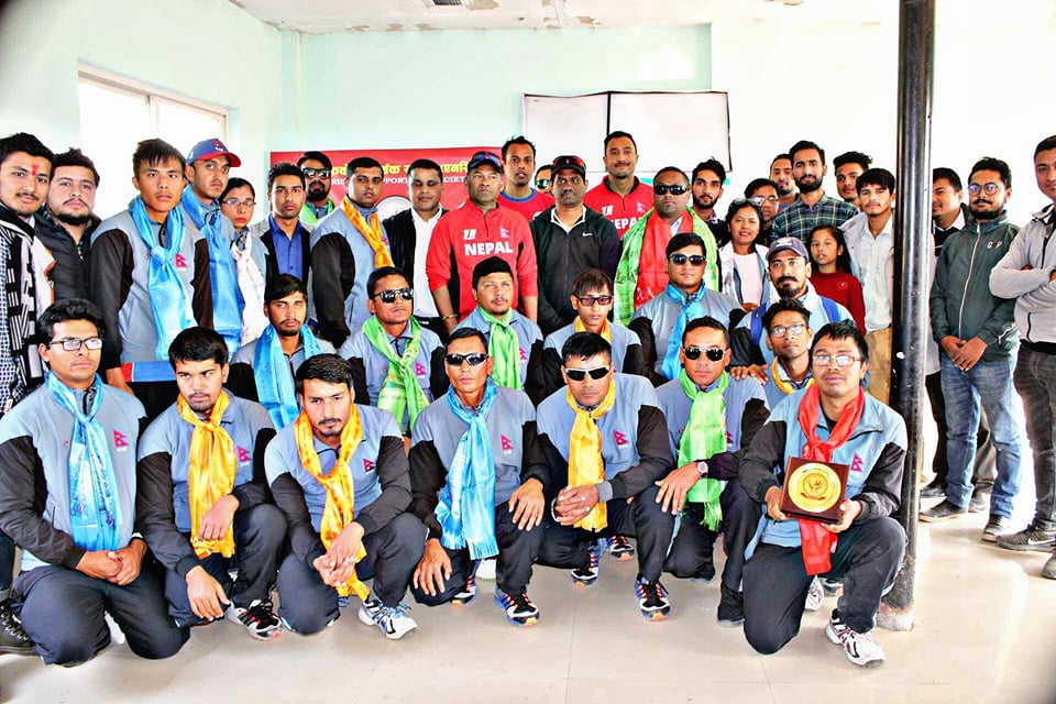 NCSS felicitates blind cricket team in a historic way