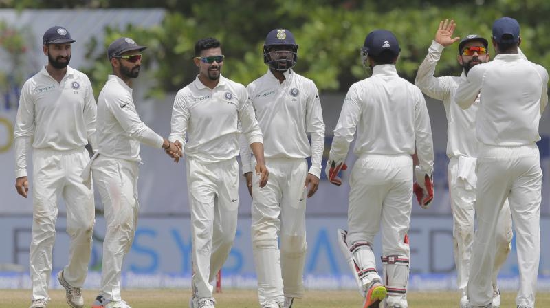 India thrash Srilanka by 304 runs in First Test
