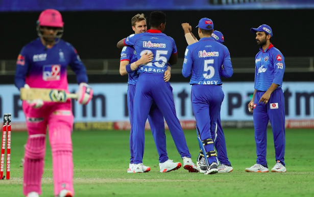 Delhi beat Rajasthan to climb top in points table