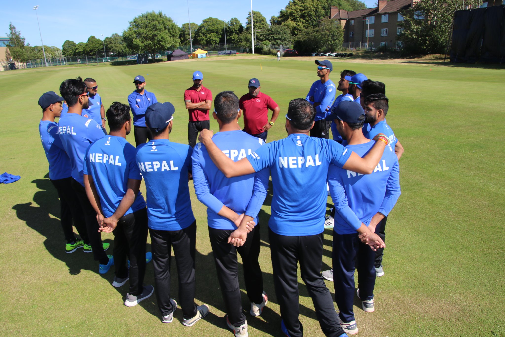 Namibia set a target of 221 to Nepal