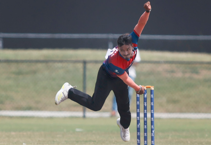 Nepal chasing a target of 200 against Namibia