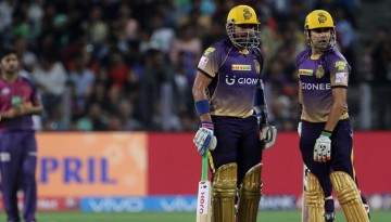 Uthappa and Gambhir guide KKR to the top at points table against Pune