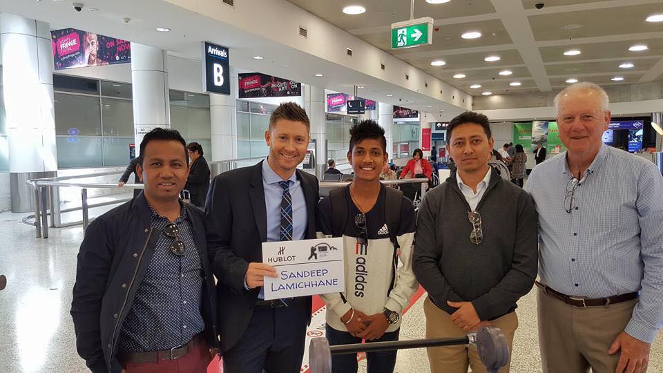Sandeep Lamichhane lands Kangaroo Land
