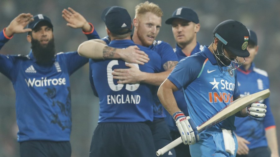 England win by 5 runs in a close contest
